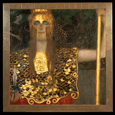 Minerva ou Pallas Athena, 1898 de Gustav Klimt